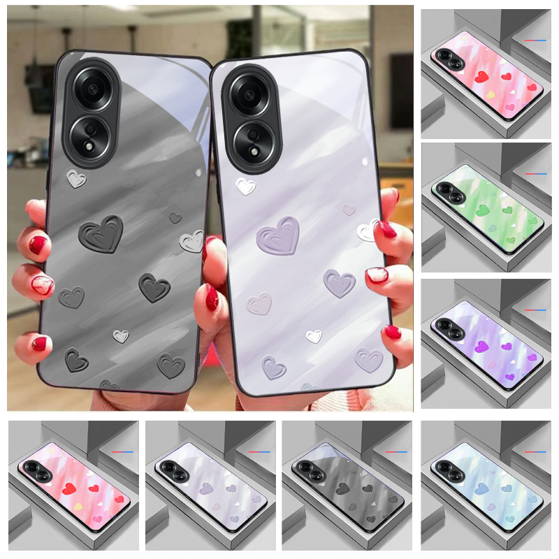 Oppo A78 - Seni minimalis dan buram untuk Oppo