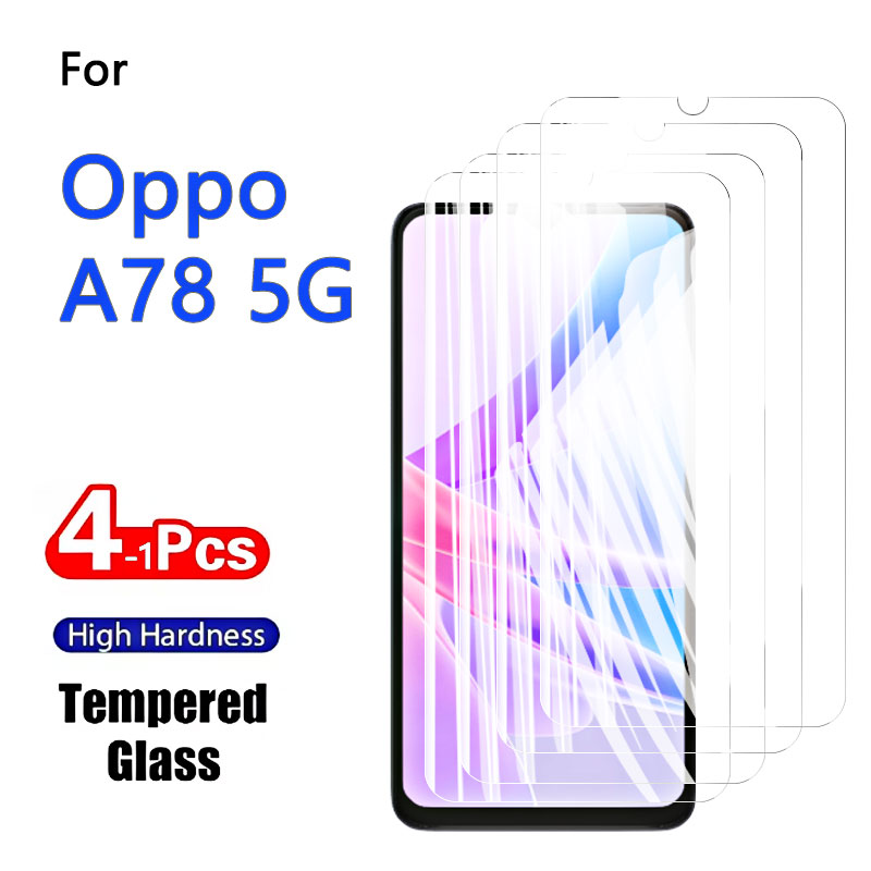 Oppo A78 - 1-4 Buah Pelindung Layar untuk Oppo
