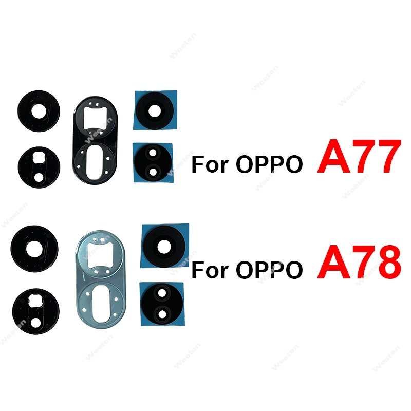 Oppo A78 - Bingkai Lensa Kaca Kamera Belakang Utama