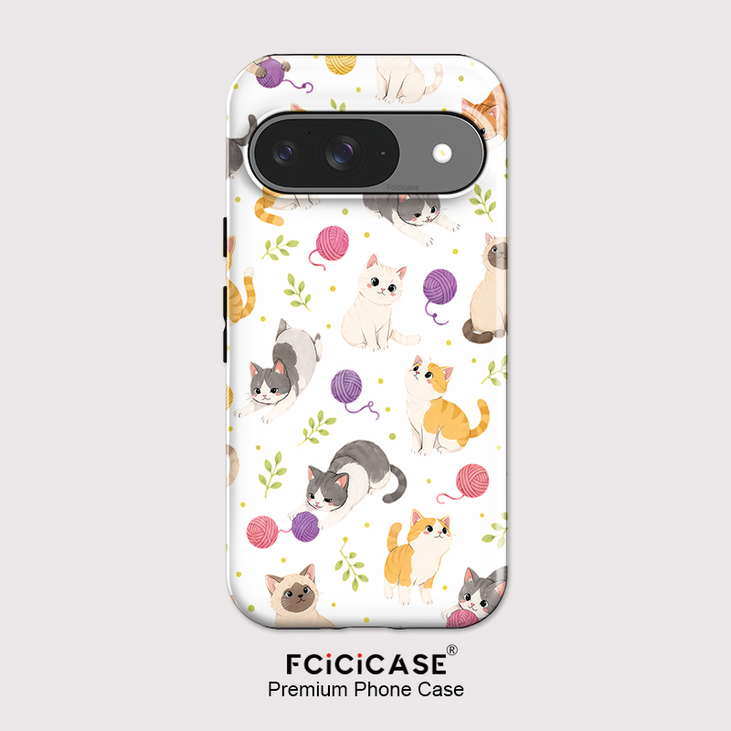 Google Pixel 9 - Casing Ponsel Anti Guncangan Fcicicase Matte