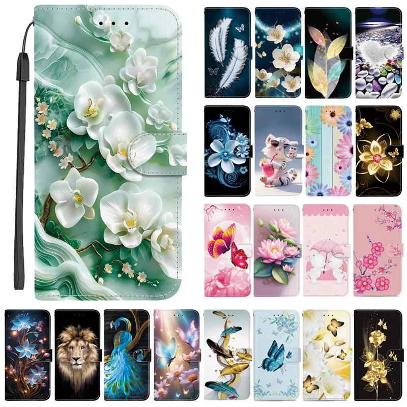 Realme Note 50 - C75 casing dompet Flip kulit UNTUK