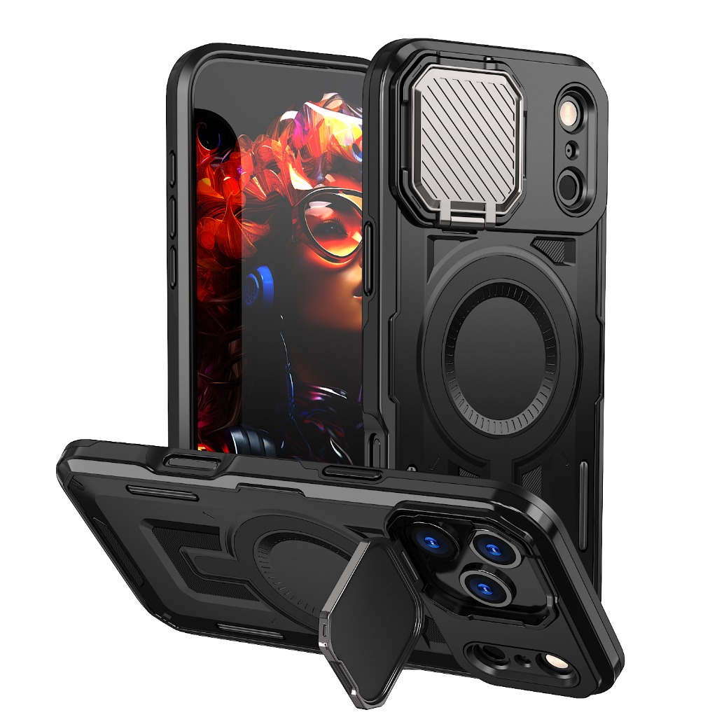 Camera Lens Protector - Casing Ponsel Magnetik Rugged Armor dengan