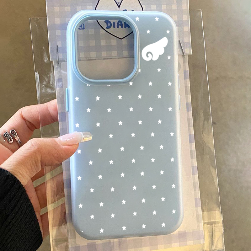 Xiaomi Redmi Note 13 - Casing Ponsel 2IN1 Sayap Bidadari Estetika