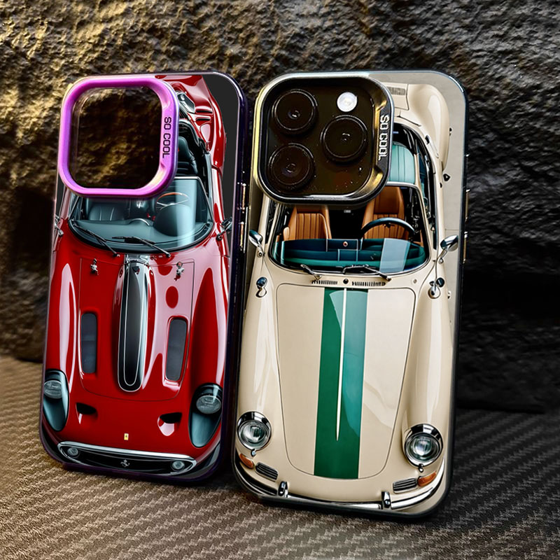 Xiaomi Redmi Note 13 - Casing Ponsel Desain Menarik Bergambar Mobil
