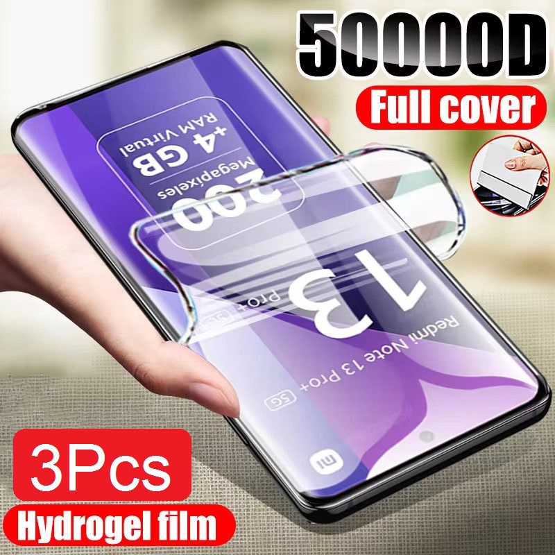 Xiaomi Redmi Note 13 - 3 Buah Film Lembut Hidrogel untuk