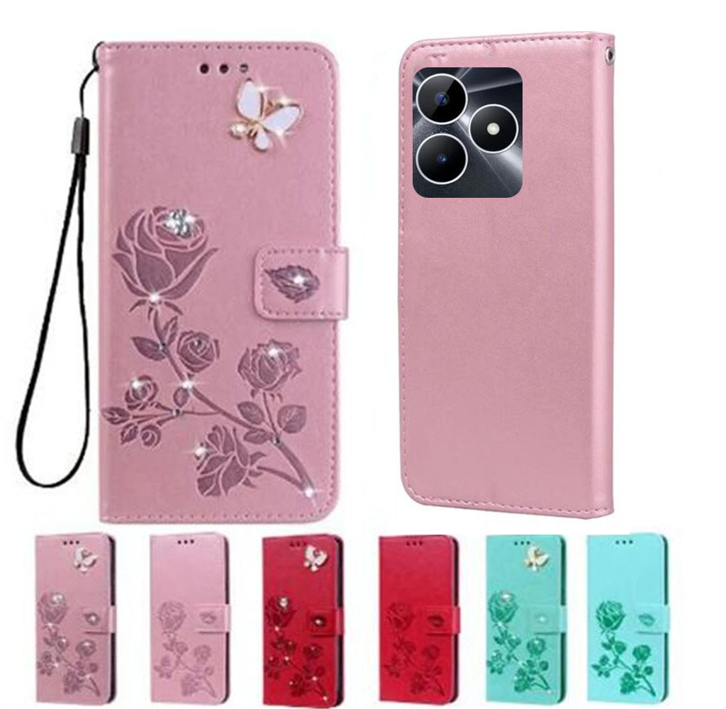 Realme Note 50 - Casing kulit antik untuk Realme Note