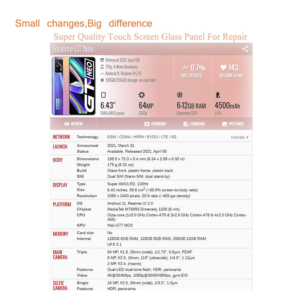 10 Buah/Lot untuk Realme GT 8  - Realme Gt 6 ulasan dan harga