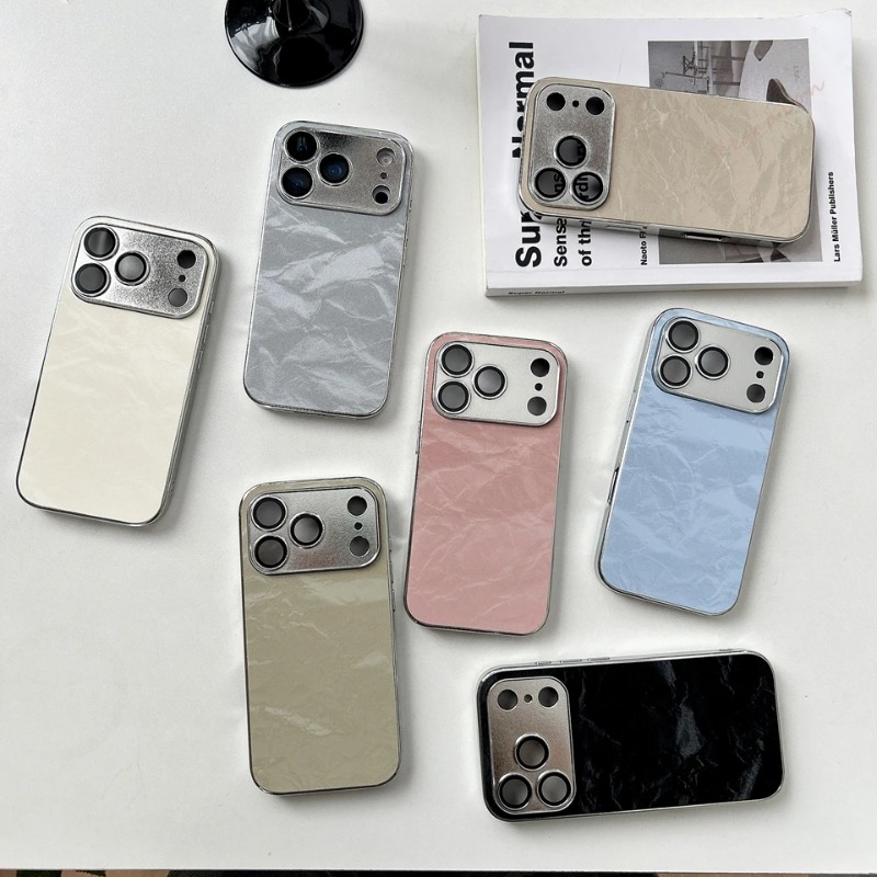Casing Ponsel Kulit Mewah Berl - Camera Lens Protector ulasan dan harga