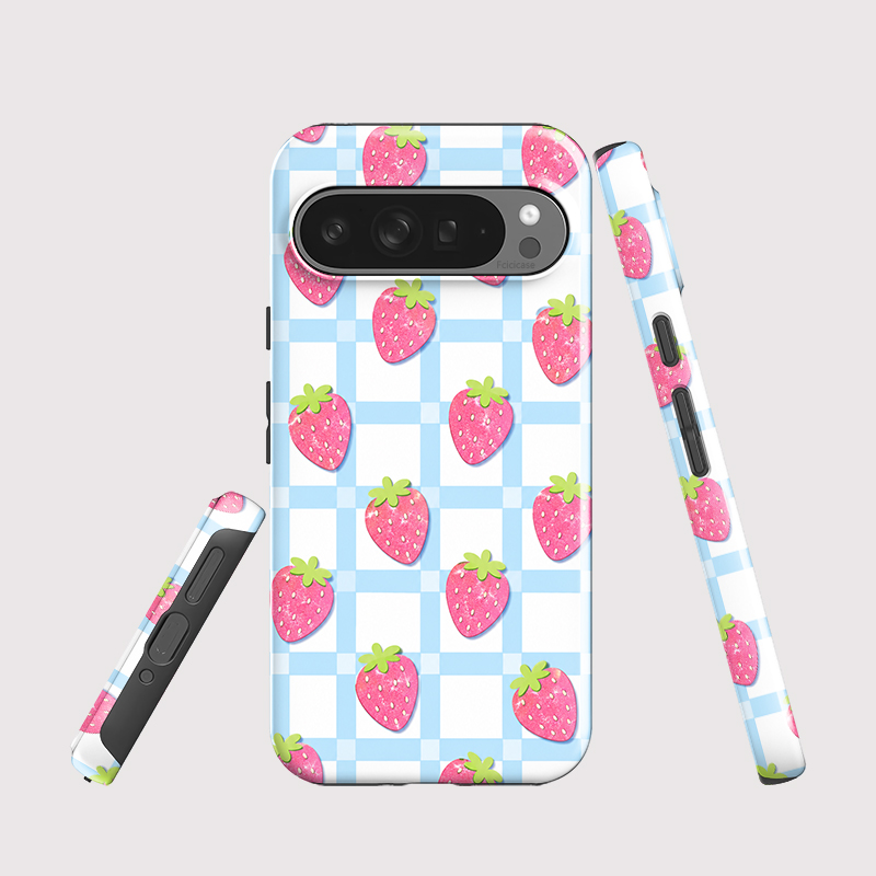 Casing Ponsel Motif Stroberi F - Google Pixel 9 ulasan dan harga