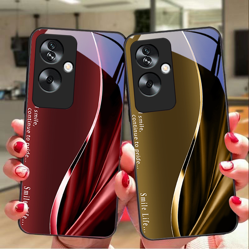 Baru Lembut Coklat Merah untuk - Realme Note 50 ulasan dan harga