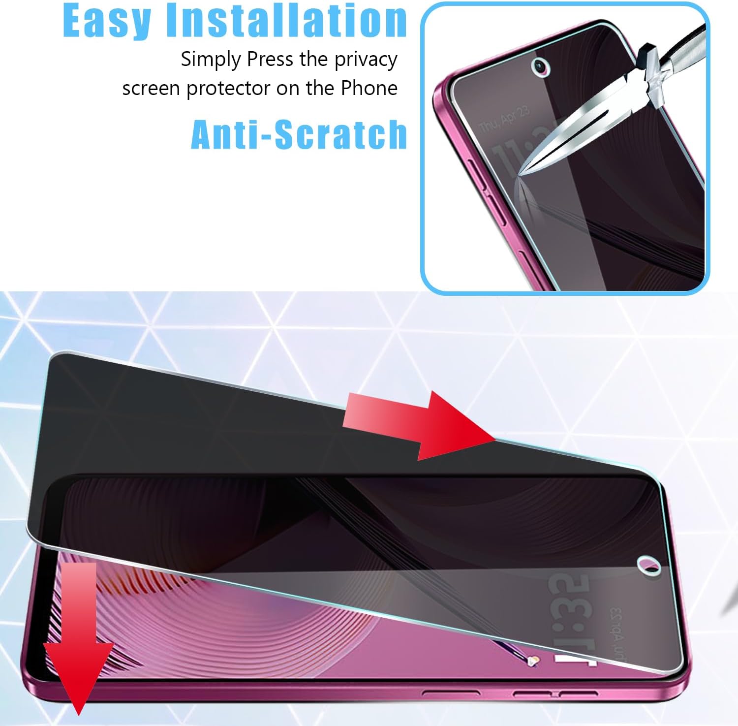 [2 Pack] Filter Privasi Kaca T - Privacy Filter 2Pack ulasan dan harga