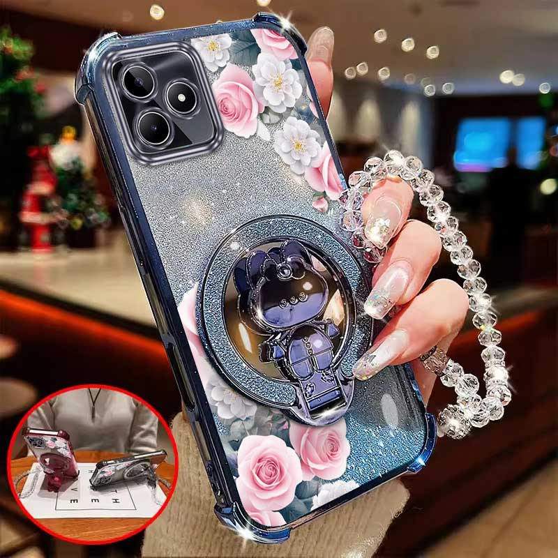 3pcs (Casing Ponsel Mawar Roma - Realme Note 50 ulasan dan harga