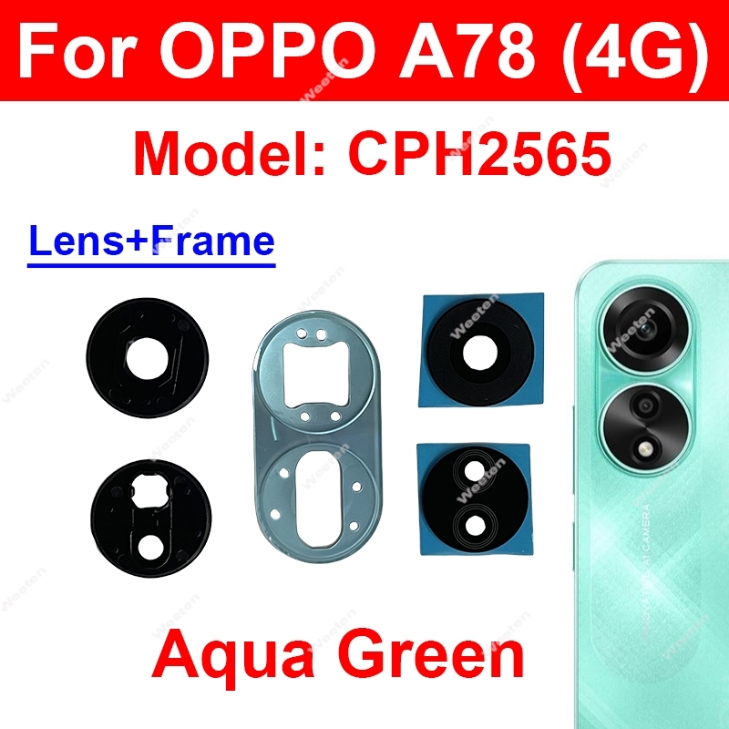 Bingkai Lensa Kaca Kamera Bela - Oppo A78 ulasan dan harga