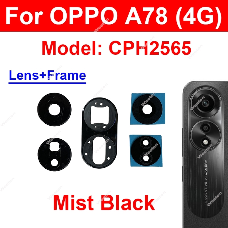 Bingkai Lensa Kaca Kamera Bela - Oppo A78 ulasan dan harga