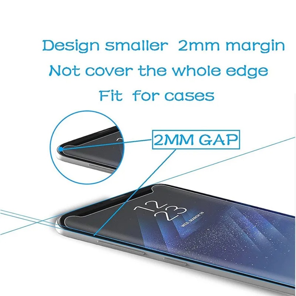 Kaca Tempered Full Cover HD Cu - Curved Edge Screen ulasan dan harga