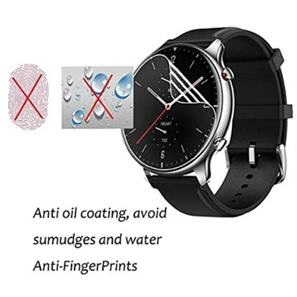3/6 buah Film hidrogel transpa - Smartwatch Screen Film ulasan dan harga