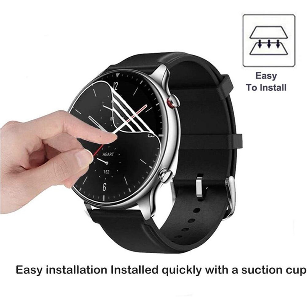 3/6 buah Film hidrogel transpa - Smartwatch Screen Film ulasan dan harga