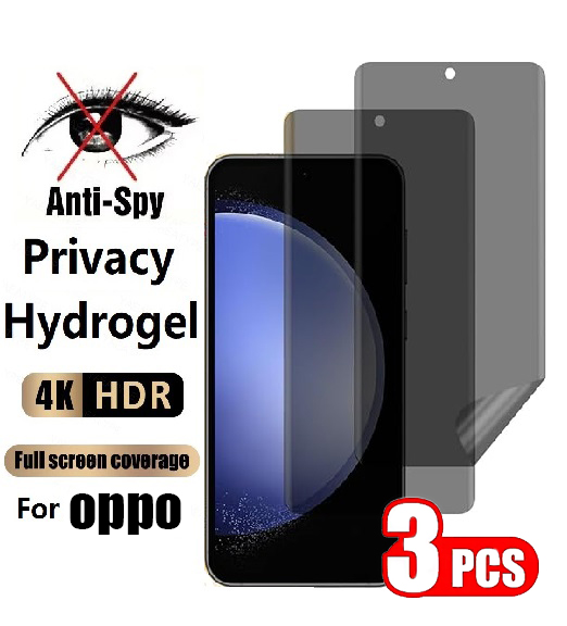 3Pcs Film Hidrogel Privasi Unt - Oppo A78 ulasan dan harga