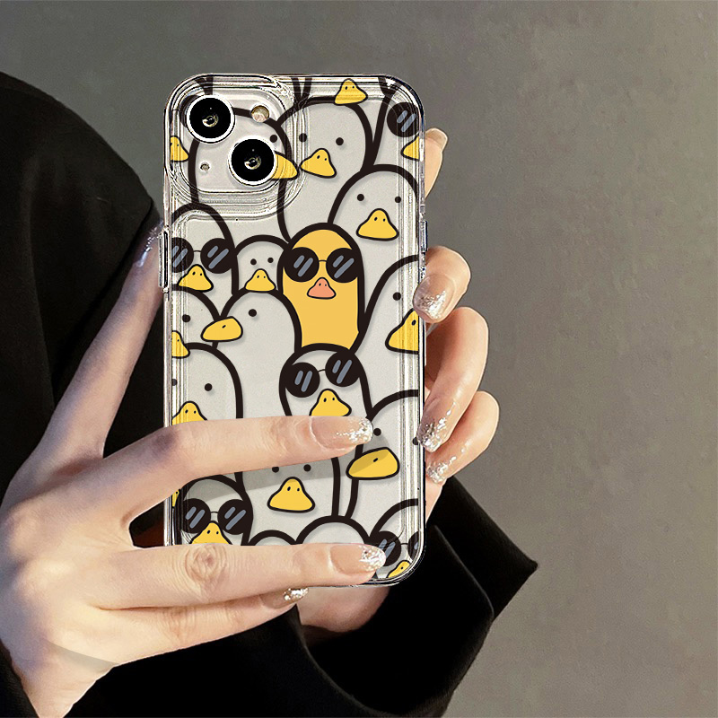 Casing Bebek Kartun Lucu untuk - Apple Iphone 15 Pro Max ulasan dan harga