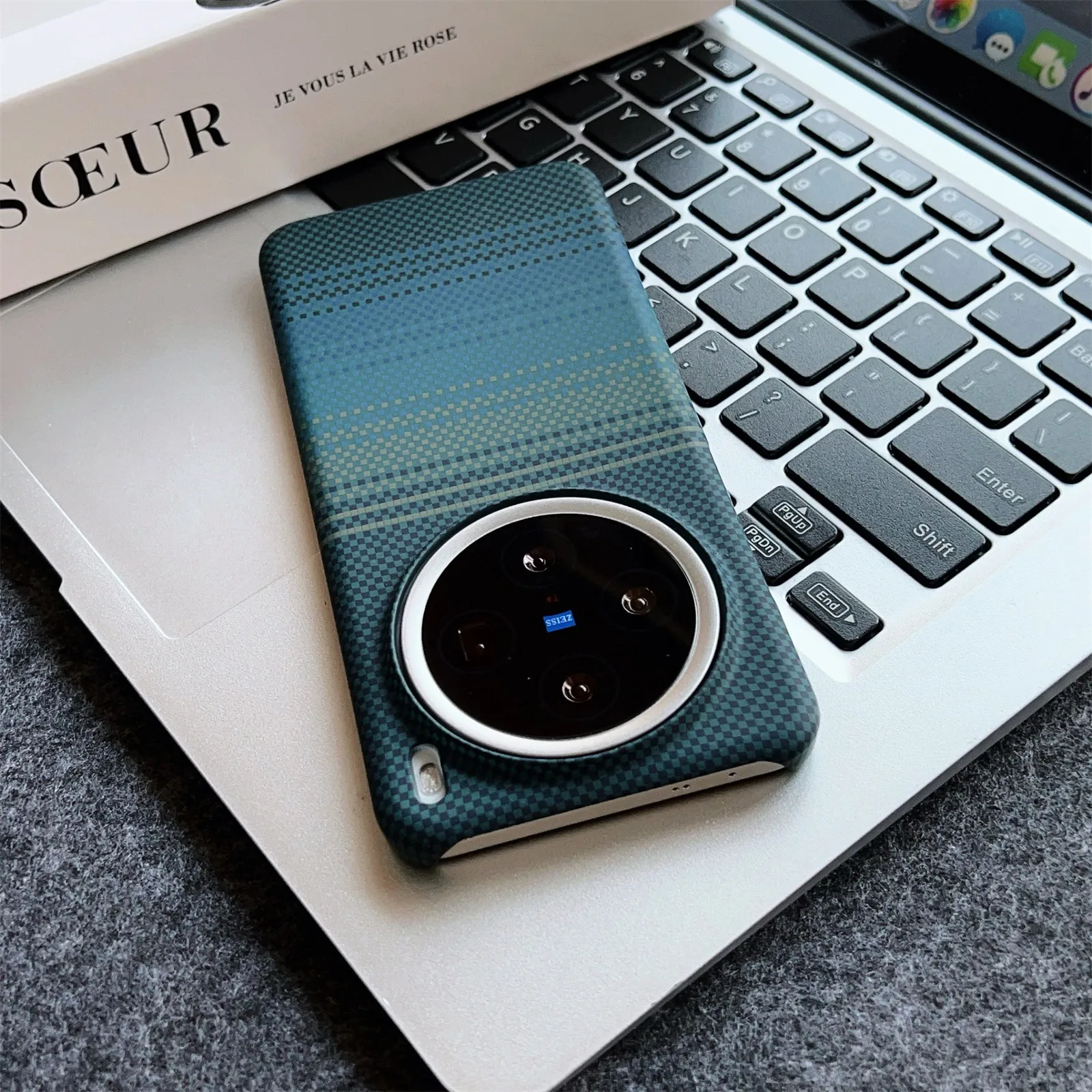 Penutup Serat Karbon Kevlar un - Vivo X200 ulasan dan harga