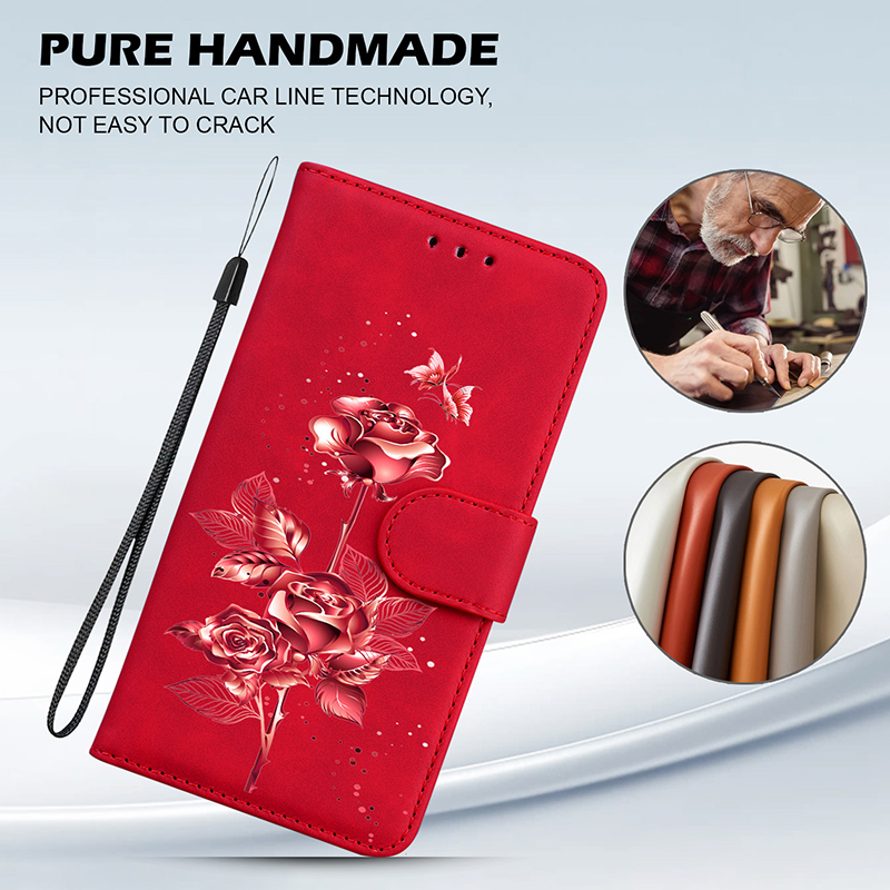Casing Slot Kartu Kulit Untuk  - Realme Note 50 ulasan dan harga