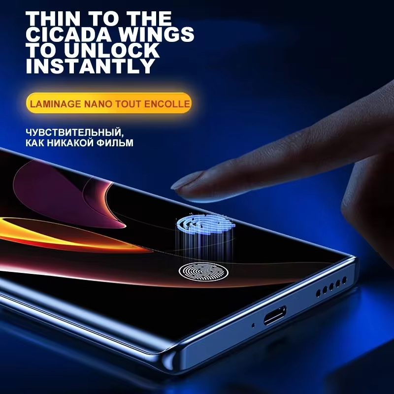 Kaca Tempered anti-mata-mata t - Curved Edge Screen ulasan dan harga
