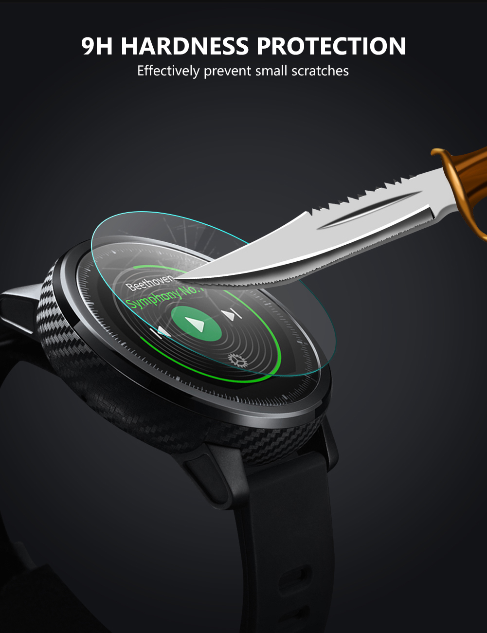 2PACK Pelindung Layar Kaca Tem - Smartwatch Screen Film ulasan dan harga