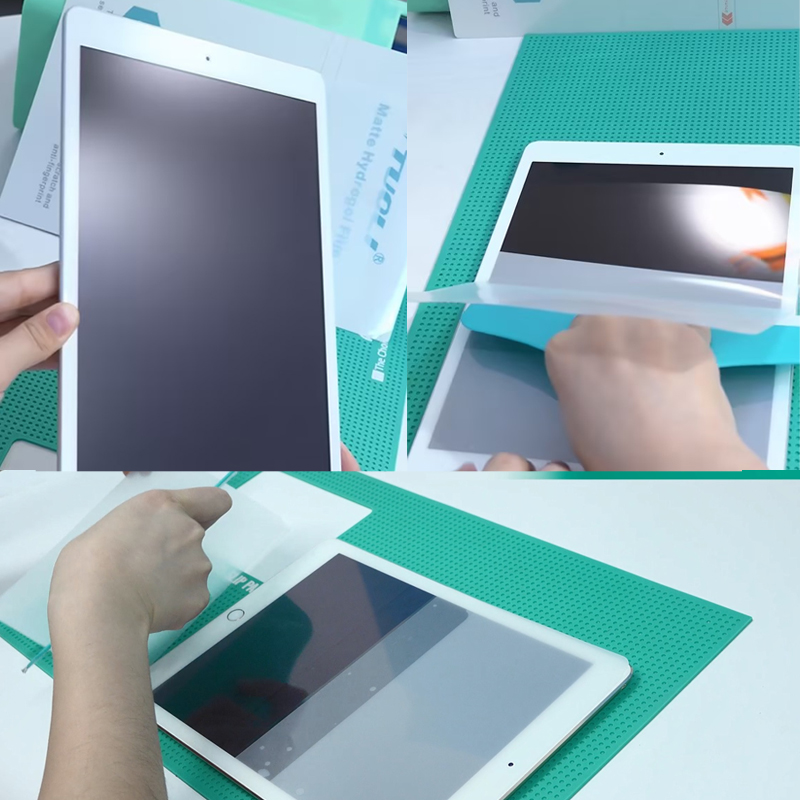 TUOLI 10 Buah Film Tablet Univ - Screen Protector Cutter ulasan dan harga