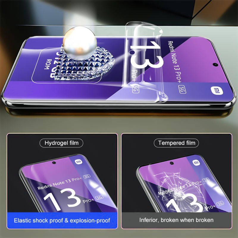 3 Buah Film Lembut Hidrogel un - Xiaomi Redmi Note 13 ulasan dan harga